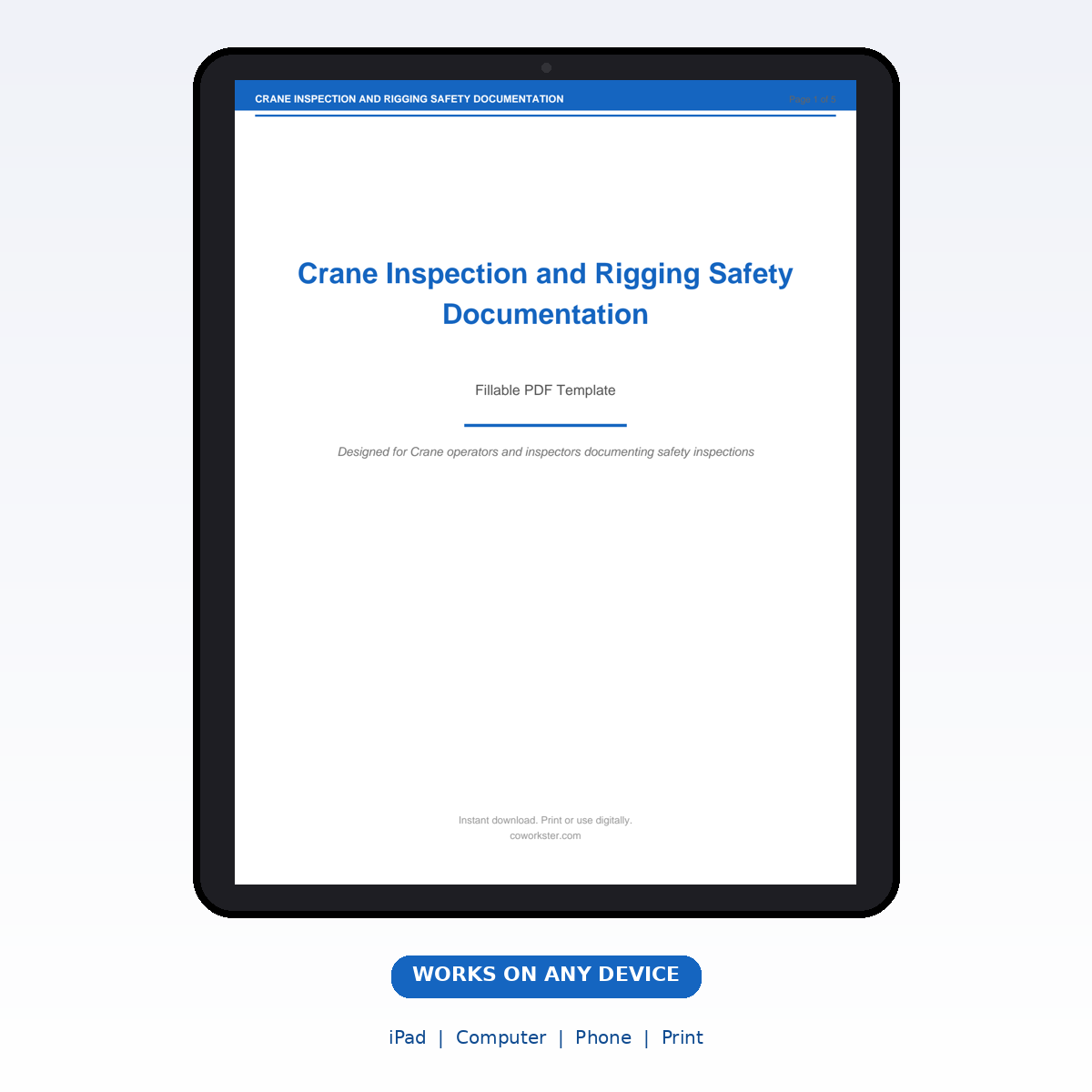 Crane Inspection and Rigging Safety Documentation - Image 7