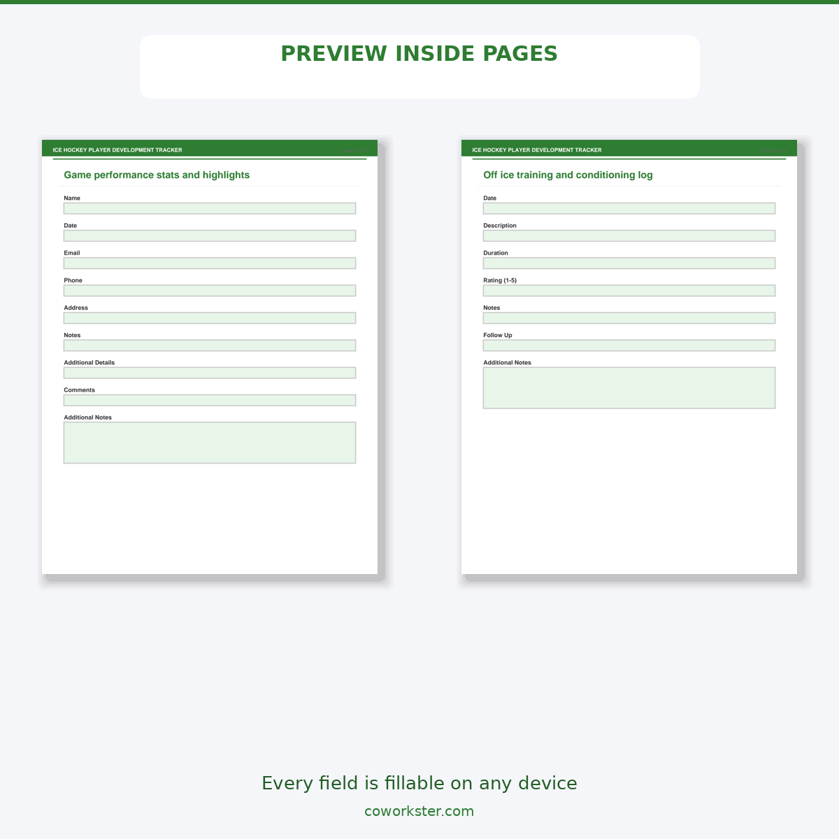 Ice Hockey Player Development Tracker - Image 6