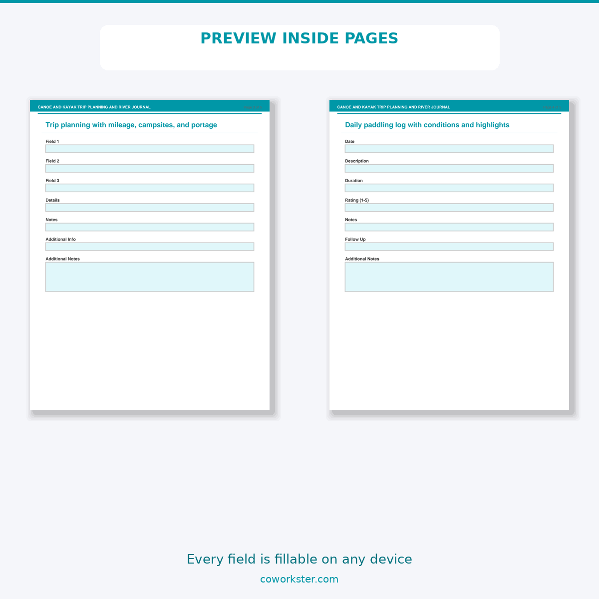 Canoe and Kayak Trip Planning and River Journal - Image 6