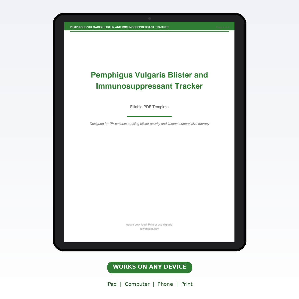 Pemphigus Vulgaris Blister and Immunosuppressant Tracker - Image 6
