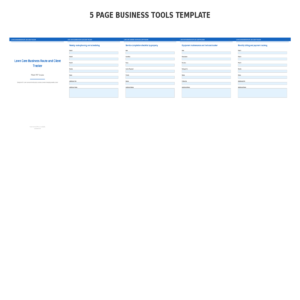 Lawn Care Business Route and Client Tracker