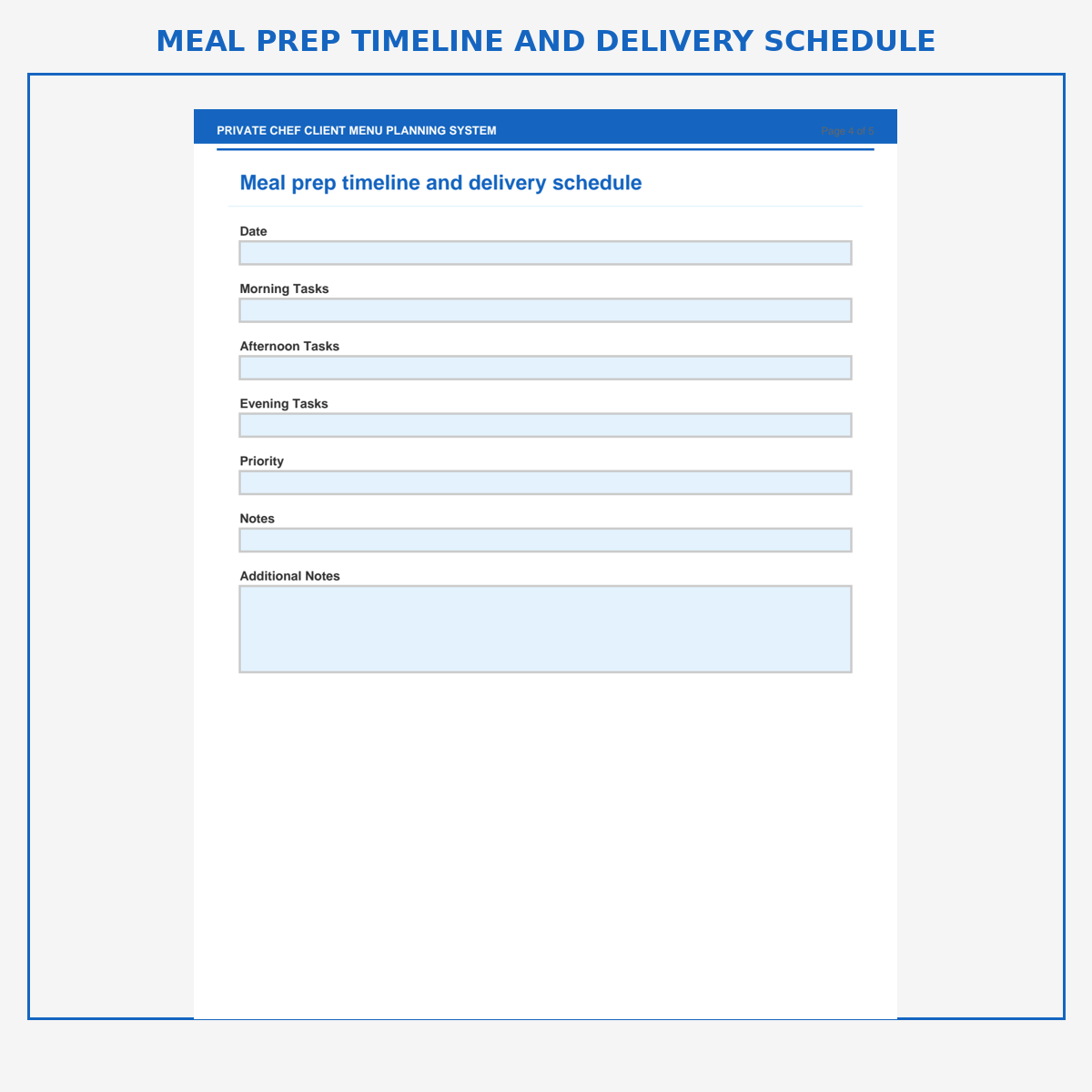 Private Chef Client Menu Planning System - Image 6