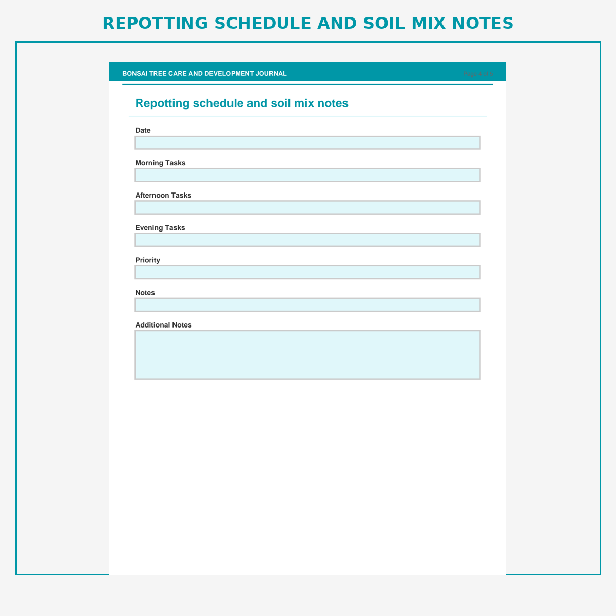 Bonsai Tree Care and Development Journal - Image 6