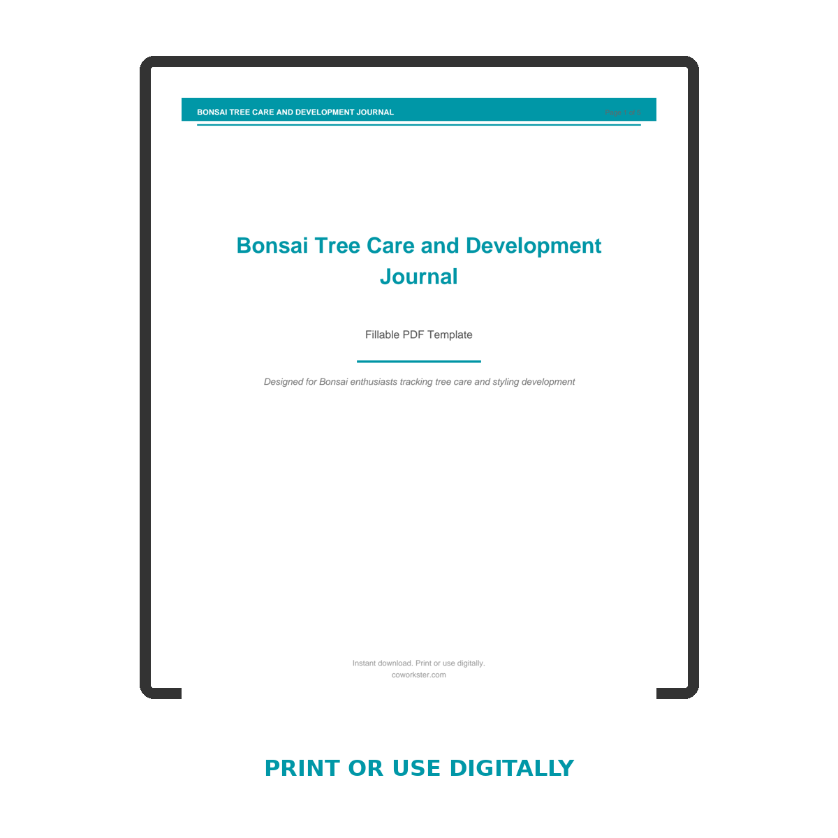 Bonsai Tree Care and Development Journal - Image 7
