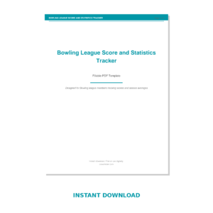 Bowling League Score and Statistics Tracker