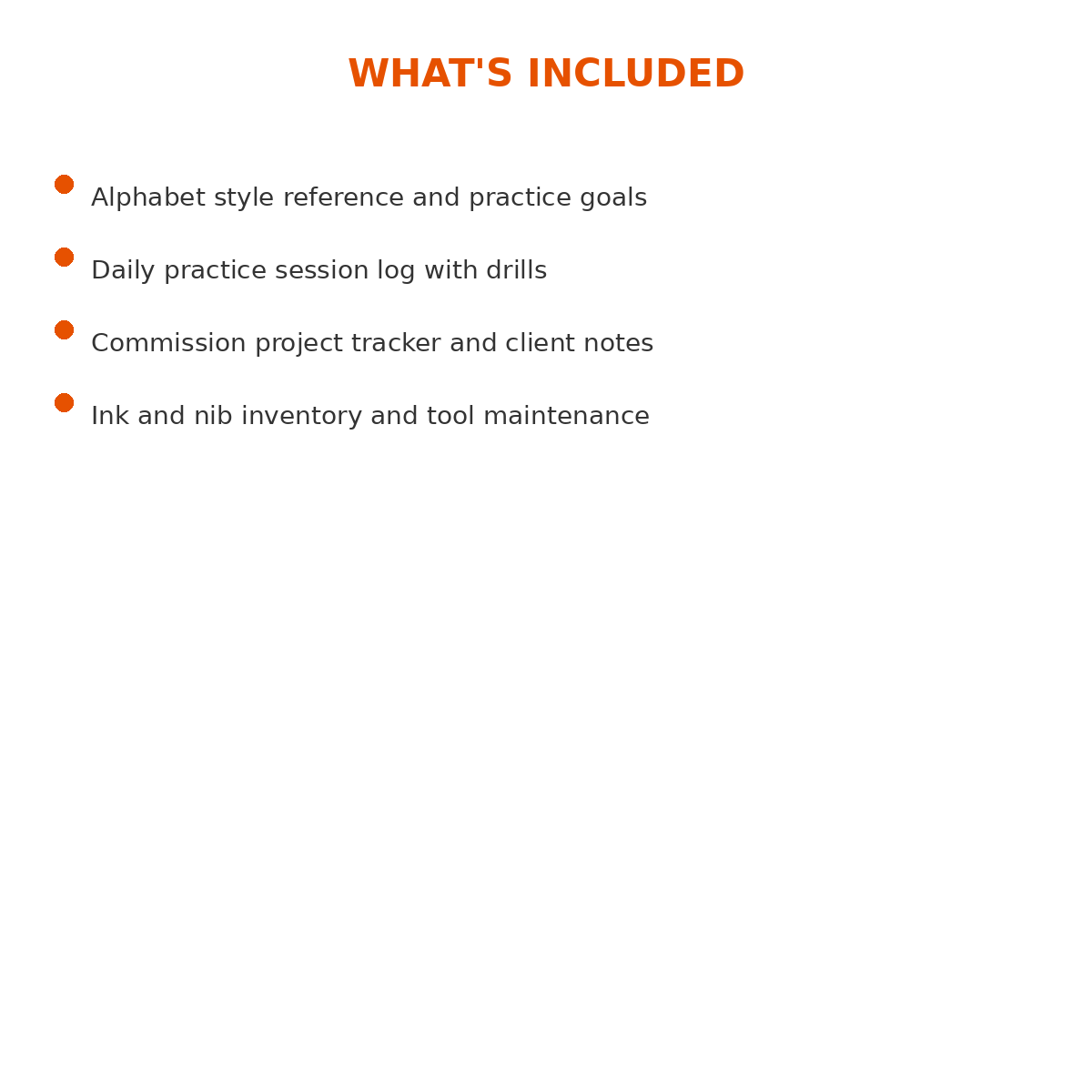 Calligraphy Practice and Project Planner - Image 5