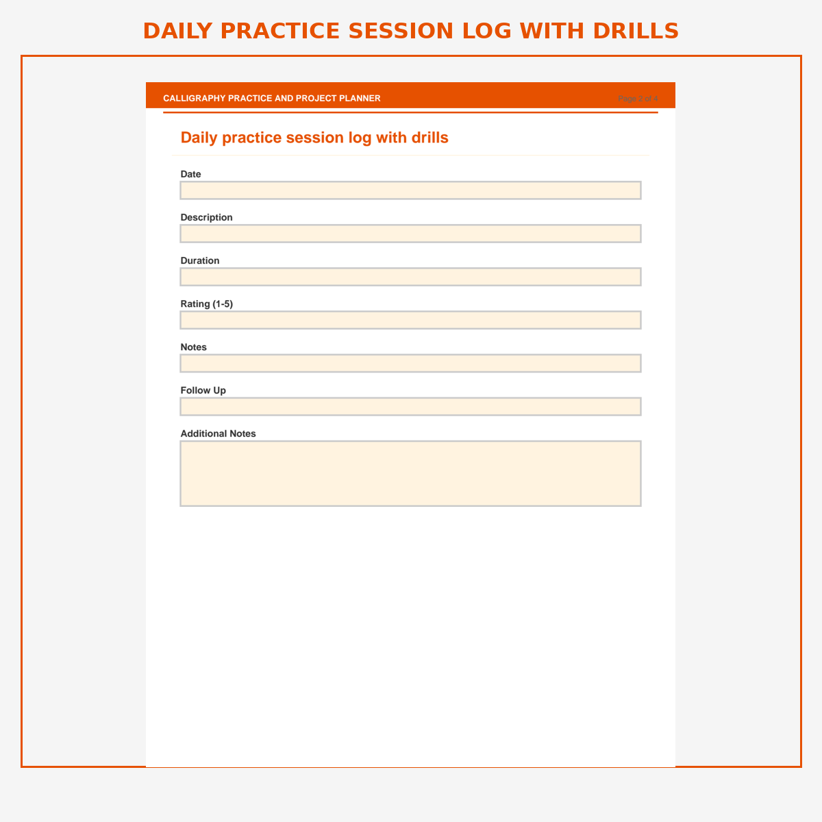 Calligraphy Practice and Project Planner - Image 3