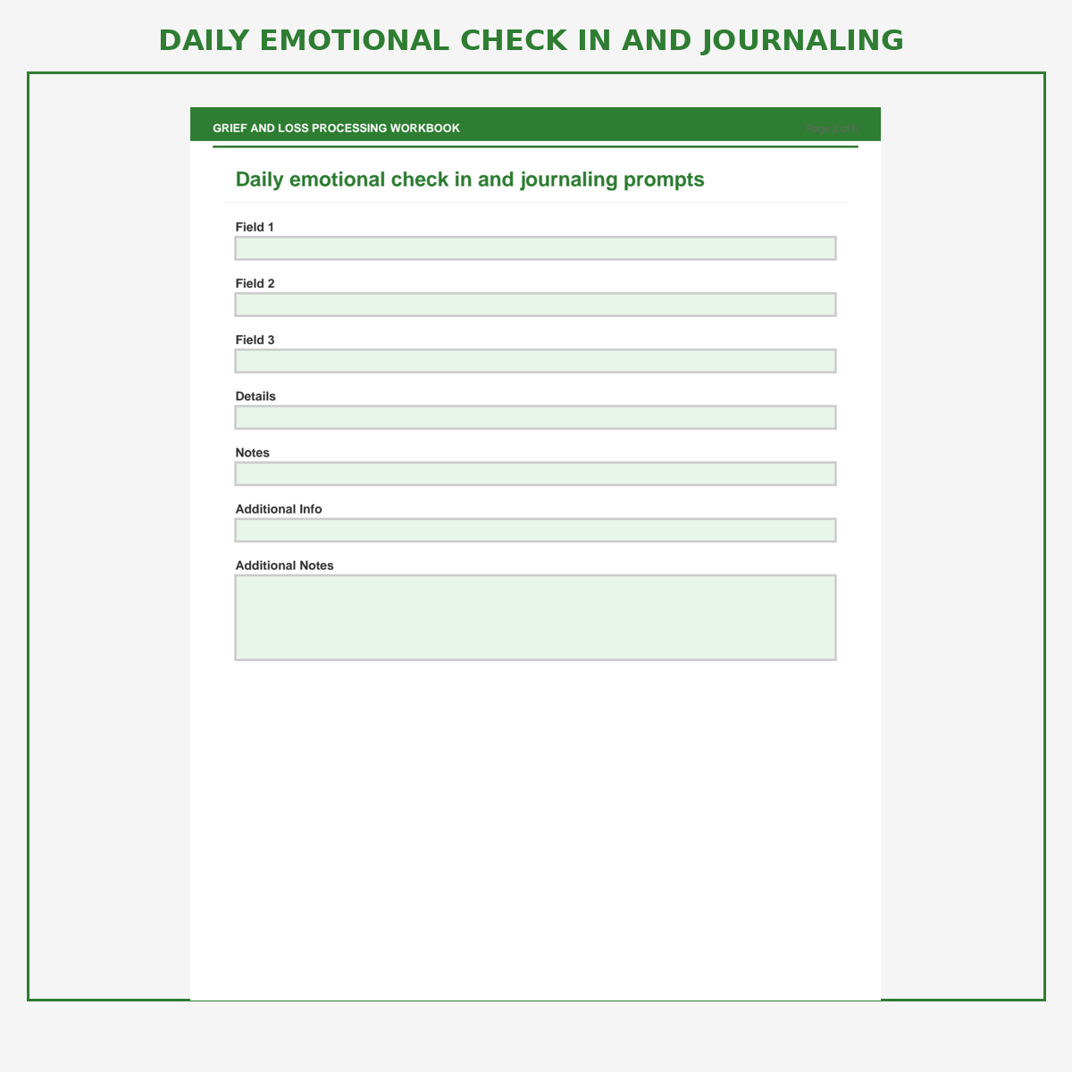 Grief and Loss Processing Workbook - Image 3