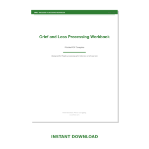 Grief and Loss Processing Workbook
