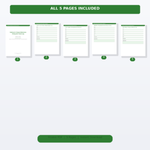 Parkinson's Disease Medication Timing and Tremor Log