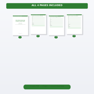 Ehlers Danlos Vascular Type Emergency Protocol Tracker