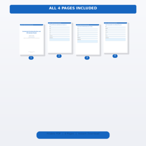 Commercial Plumbing Backflow and RPZ Service Record
