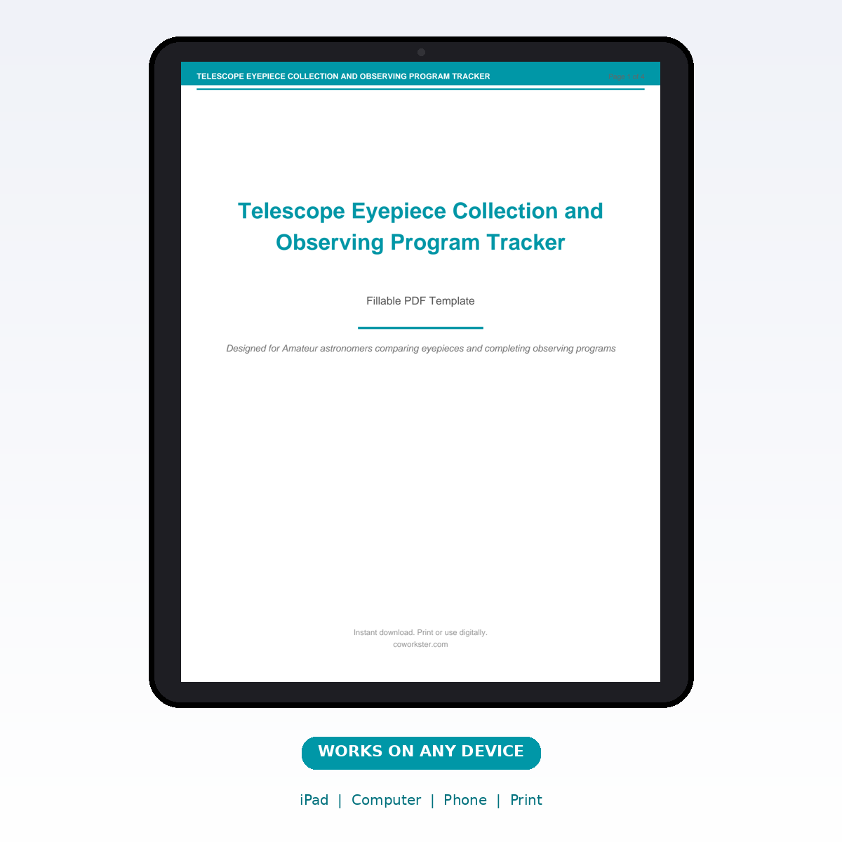 Telescope Eyepiece Collection and Observing Program Tracker - Image 6
