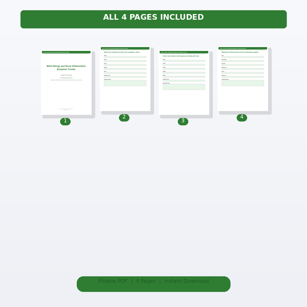 Mold Allergy and Sinus Inflammation Symptom Tracker - Image 2