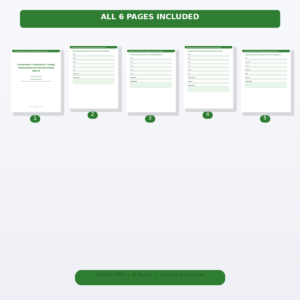 Lymphedema Compression Therapy Measurement and Garment Fitting Record