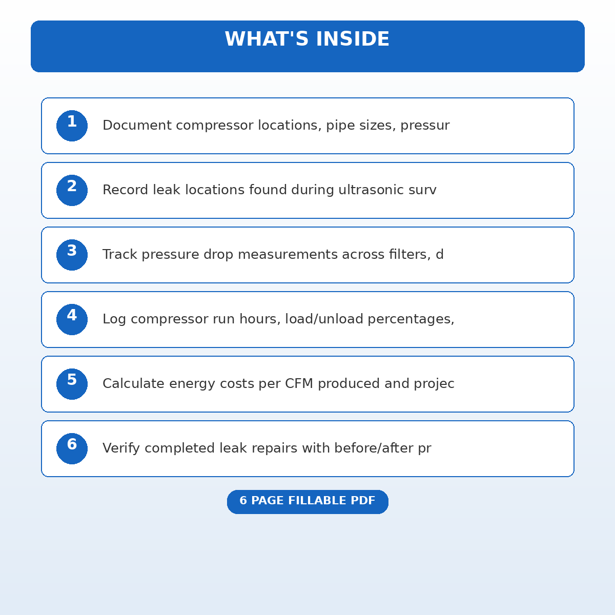 Compressed Air System Leak Detection and Energy Audit Record - Image 5