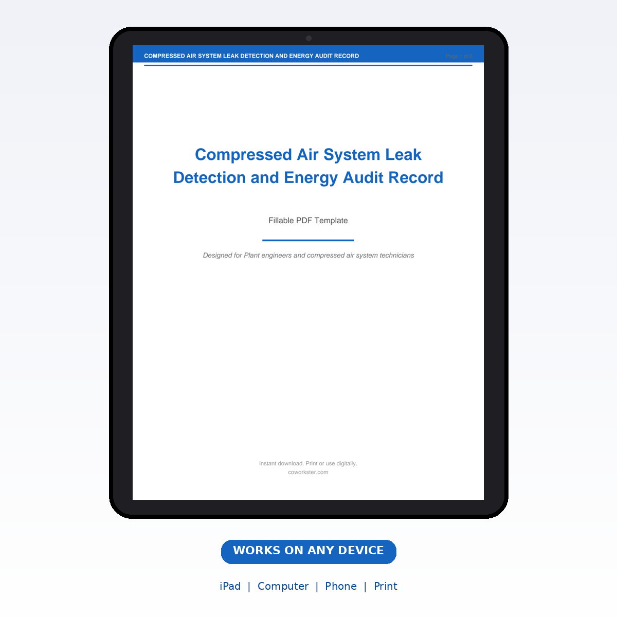 Compressed Air System Leak Detection and Energy Audit Record - Image 7