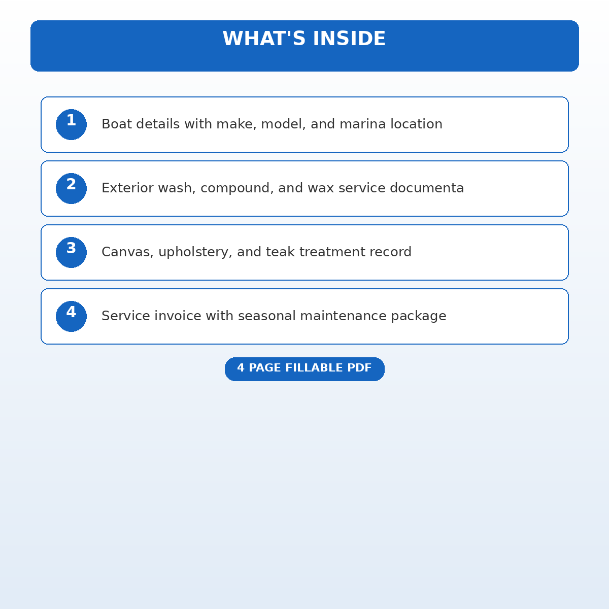Boat Detailing and Marine Canvas Cleaning Service Form - Image 5