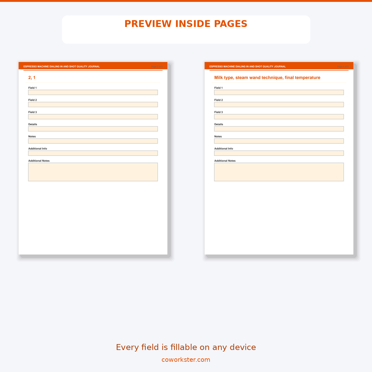 Espresso Machine Dialing In and Shot Quality Journal - Image 6