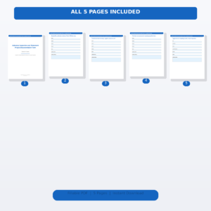 Asbestos Inspection and Abatement Project Documentation Form