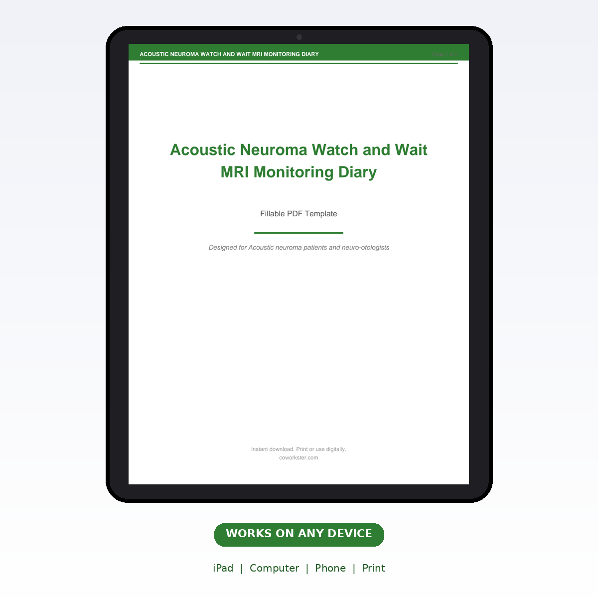 Acoustic Neuroma Watch and Wait MRI Monitoring Diary - Image 6