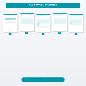 Home Renovation Project Budget and Contractor Bid Comparison Tracker