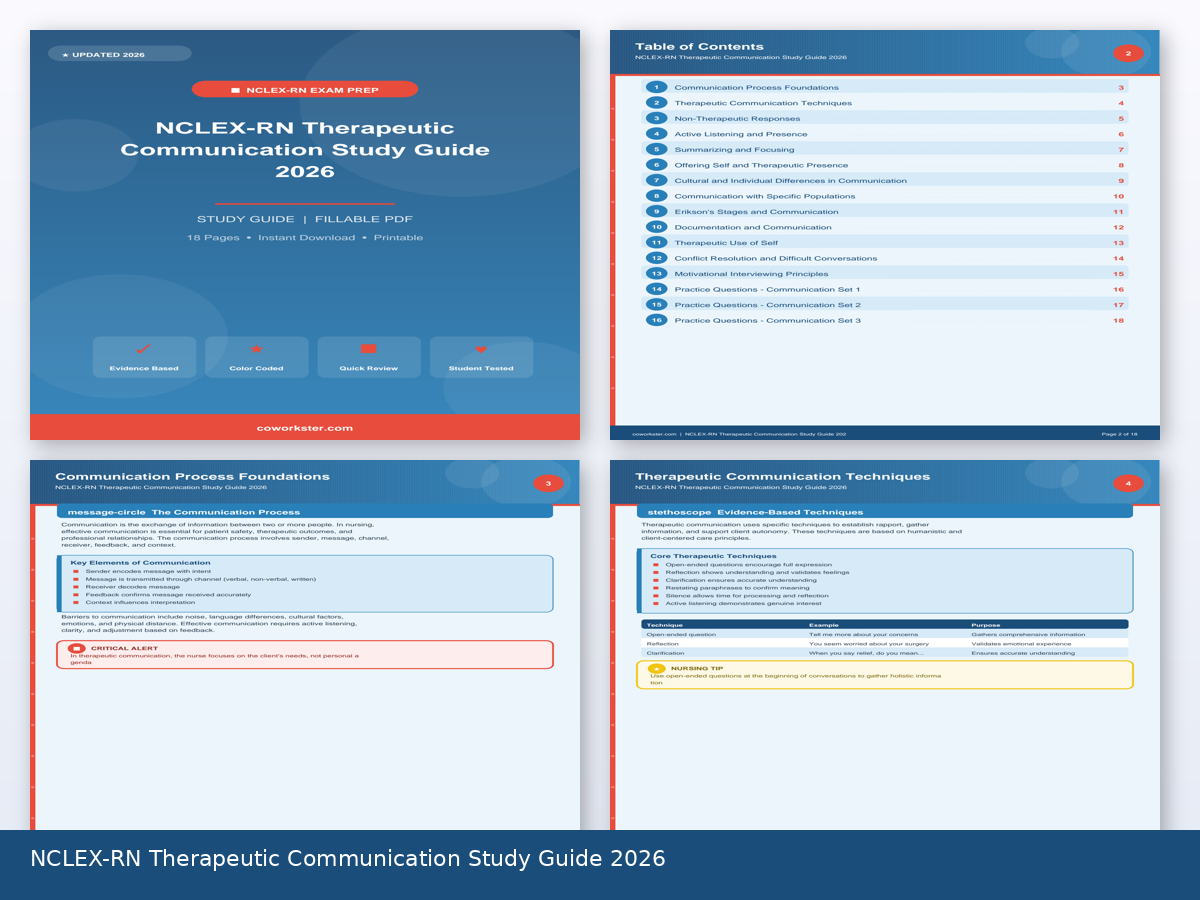 NCLEX-RN Therapeutic Communication Study Guide 2026 - Image 3