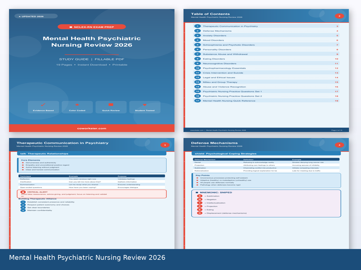 Mental Health Psychiatric Nursing Review 2026 - Image 3