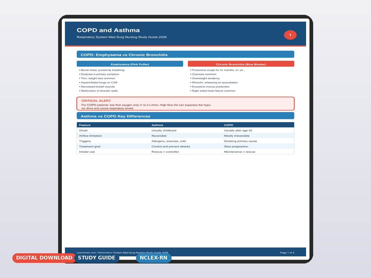 Respiratory System Med Surg Nursing Study Guide 2026 - Image 2