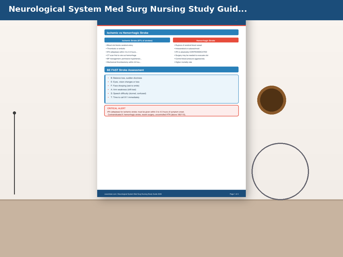 Neurological System Med Surg Nursing Study Guide 2026 - Image 6