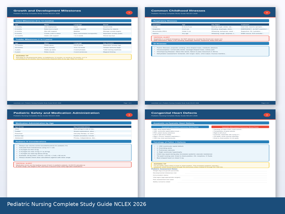 Pediatric Nursing Complete Study Guide NCLEX 2026 - Image 2