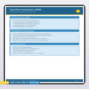 Nursing Care Plan Templates Fillable Bundle 2026