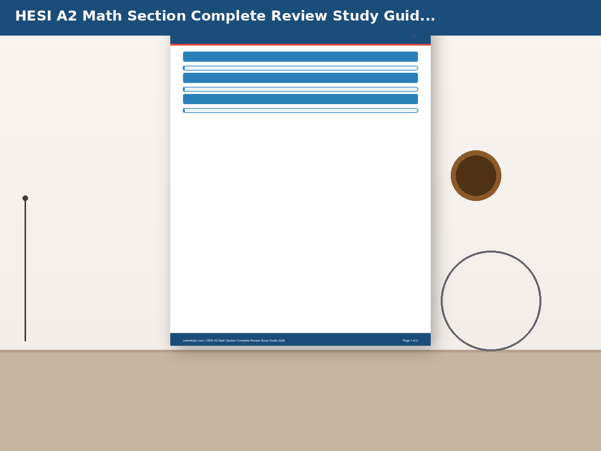 HESI A2 Math Section Complete Review Study Guide 2026 - Image 6