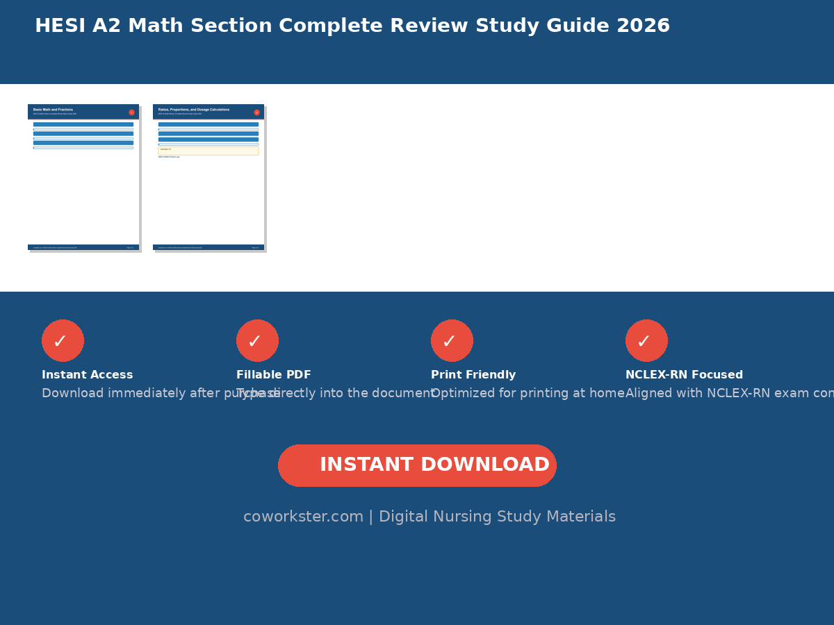 HESI A2 Math Section Complete Review Study Guide 2026 - Image 7