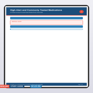 ATI Pharmacology Proctored Exam Review Study Guide 2026