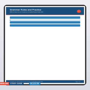 HESI A2 Grammar and Vocabulary Complete Review Guide 2026