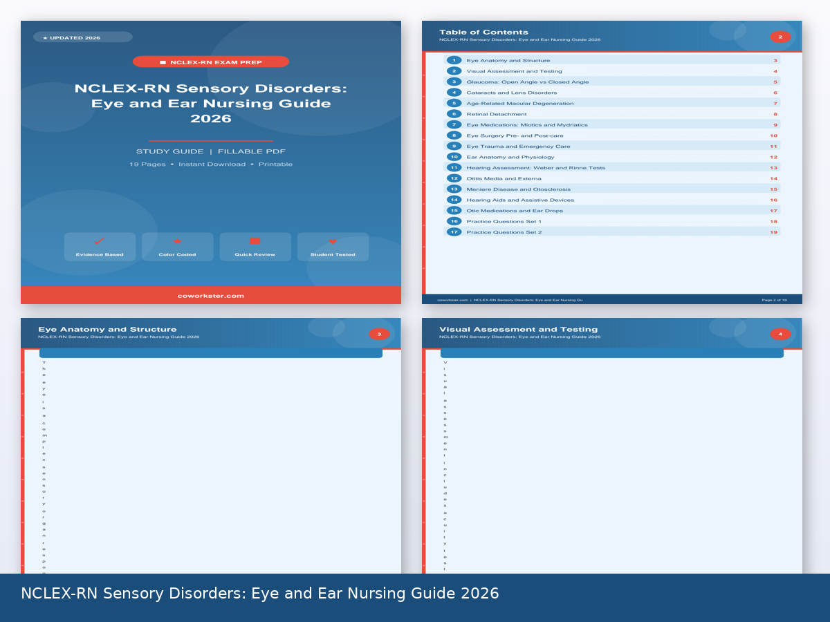 NCLEX-RN Sensory Disorders: Eye and Ear Nursing Guide 2026 - Image 3