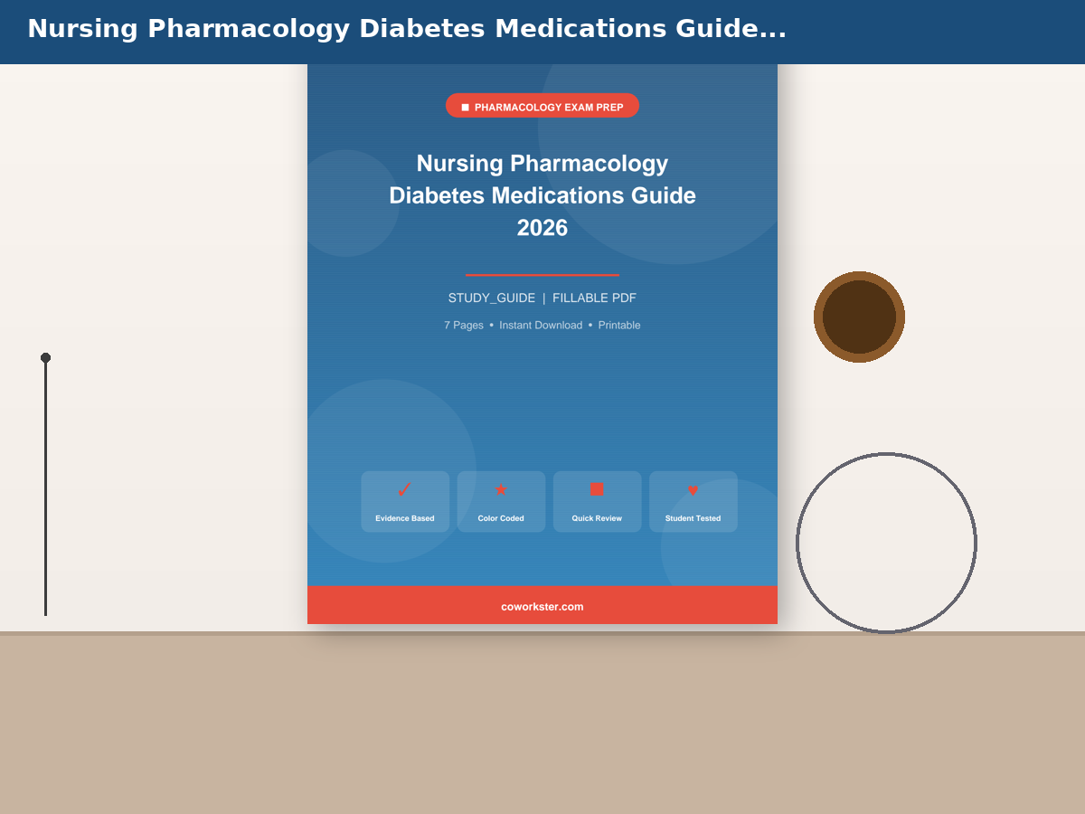 Nursing Pharmacology Diabetes Medications Guide 2026 - Image 5