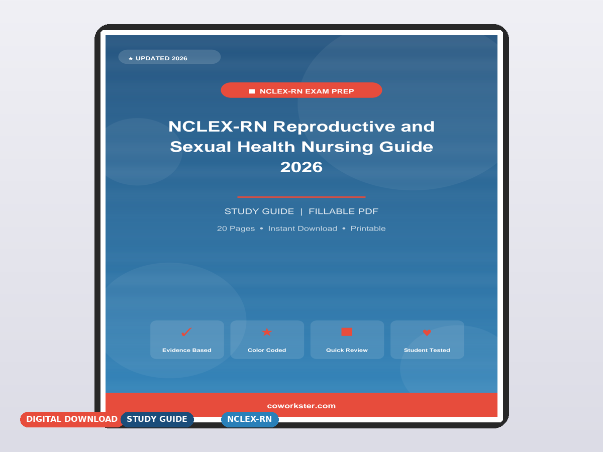 NCLEX-RN Reproductive and Sexual Health Nursing Guide 2026
