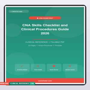 CNA Skills Checklist and Clinical Procedures Guide 2026