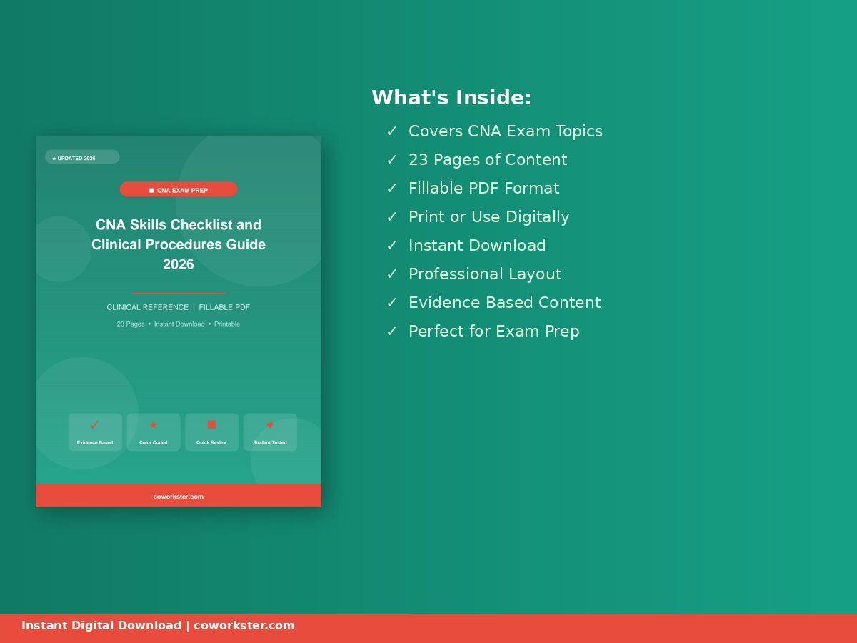 CNA Skills Checklist and Clinical Procedures Guide 2026 - Image 4