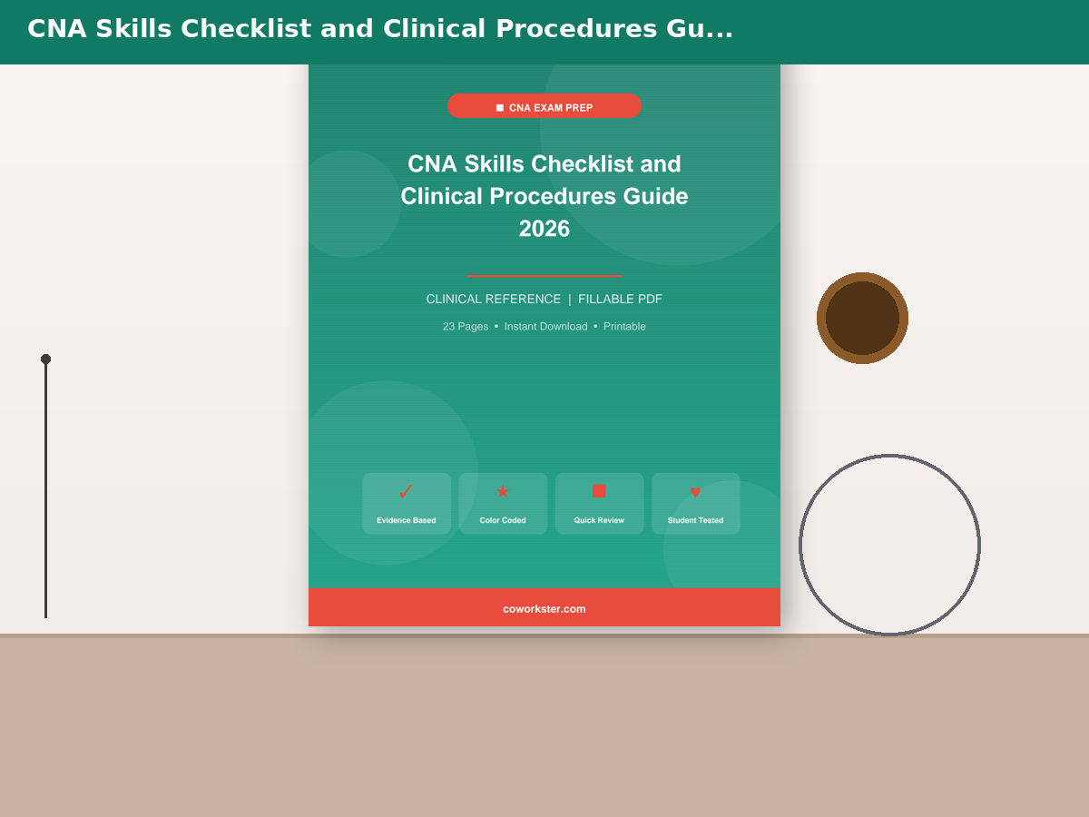 CNA Skills Checklist and Clinical Procedures Guide 2026 - Image 6