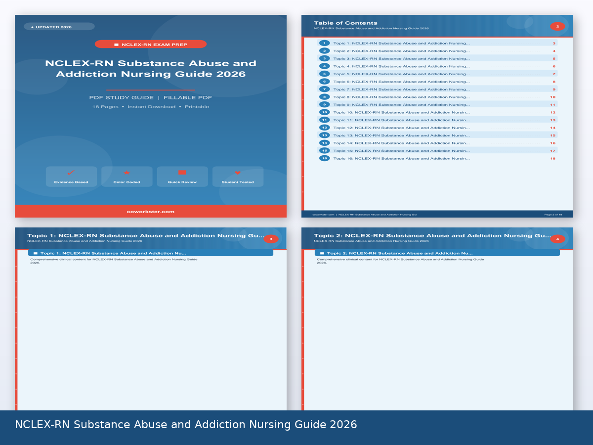 NCLEX-RN Substance Abuse and Addiction Nursing Guide 2026 - Image 3