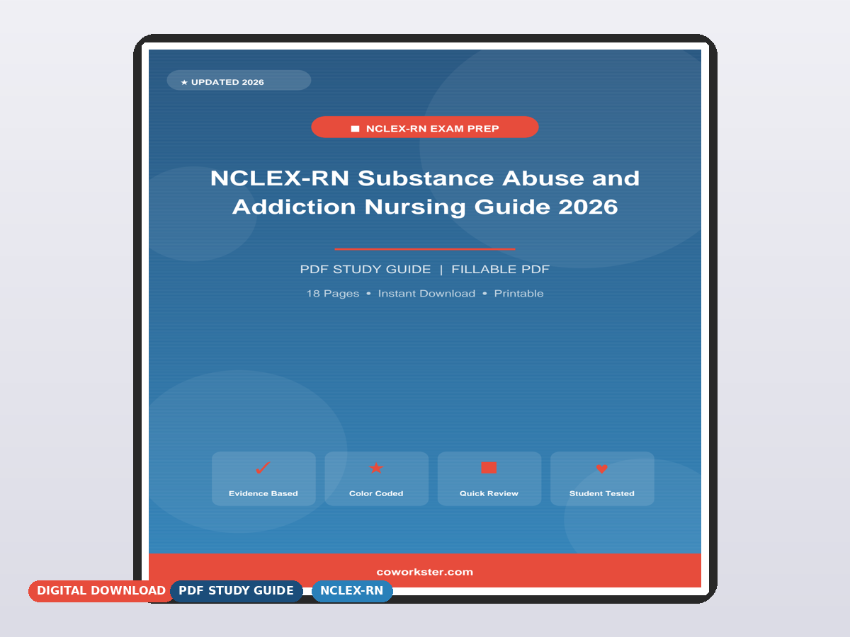 NCLEX-RN Substance Abuse and Addiction Nursing Guide 2026 - Image 2