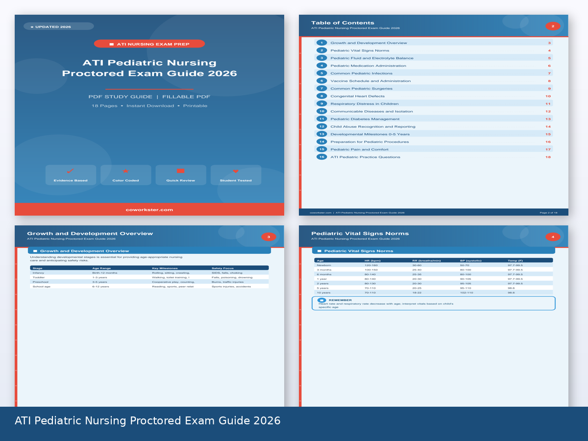 ATI Pediatric Nursing Proctored Exam Guide 2026 - Image 2