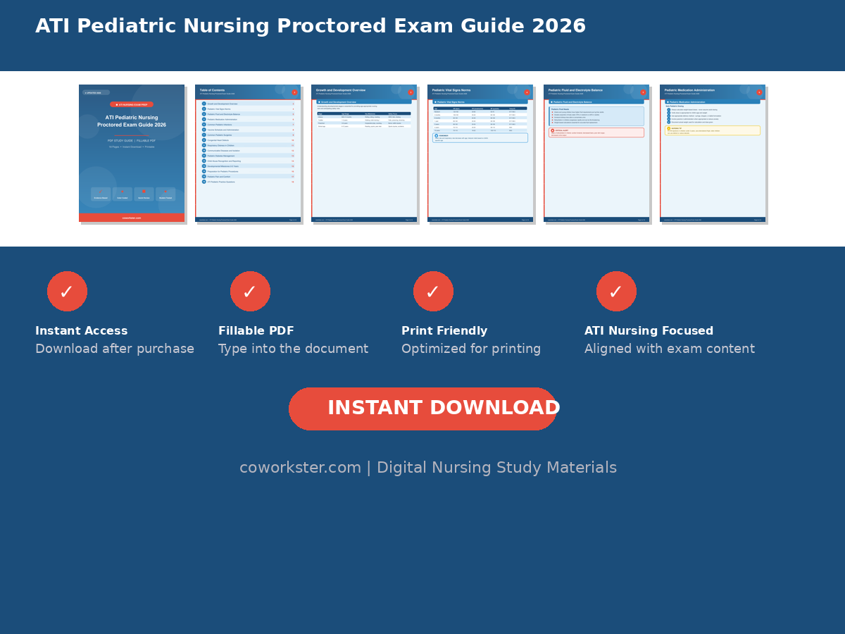 ATI Pediatric Nursing Proctored Exam Guide 2026 - Image 6