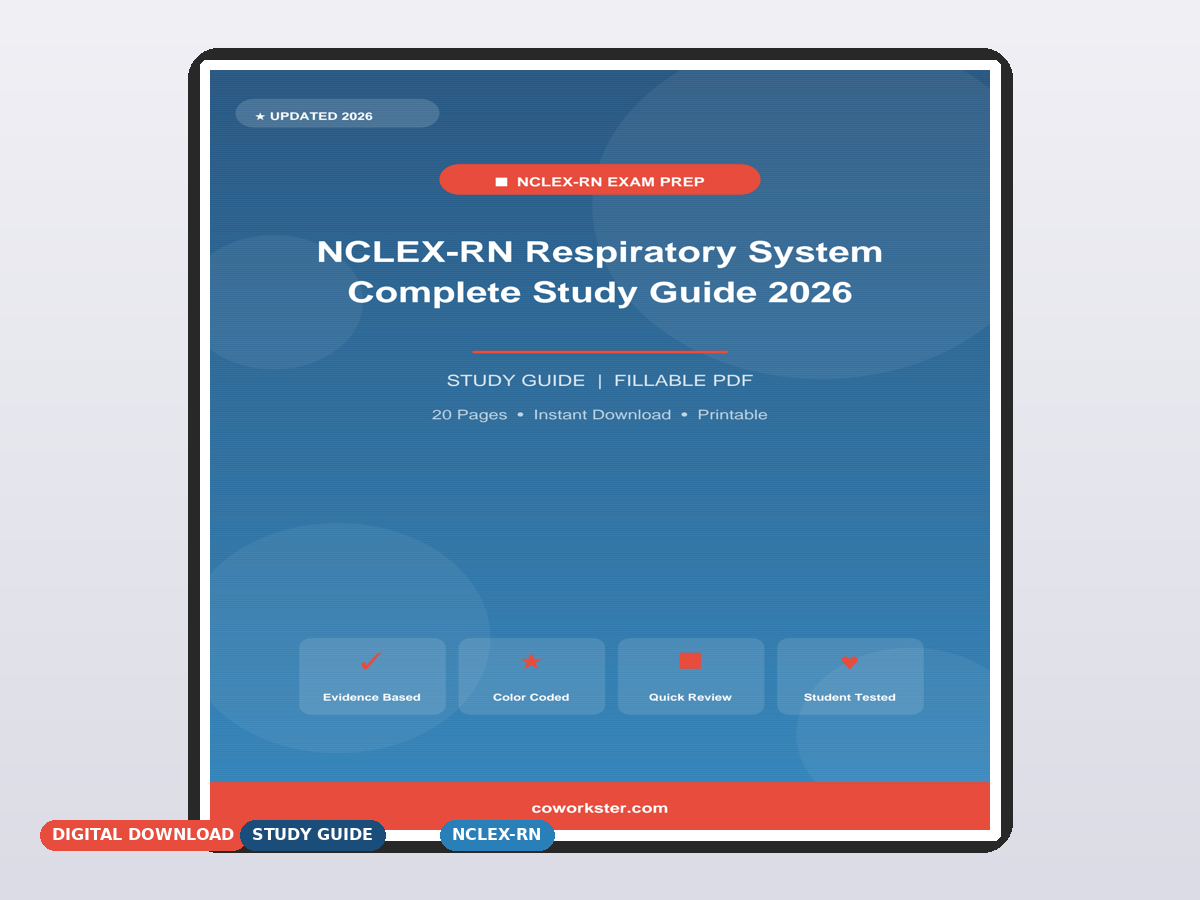 NCLEX-RN Respiratory System Complete Study Guide 2026 - Image 2