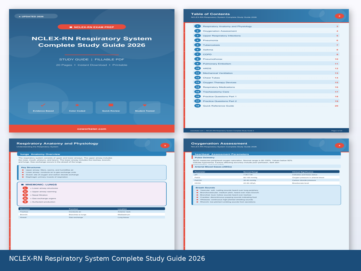NCLEX-RN Respiratory System Complete Study Guide 2026 - Image 3