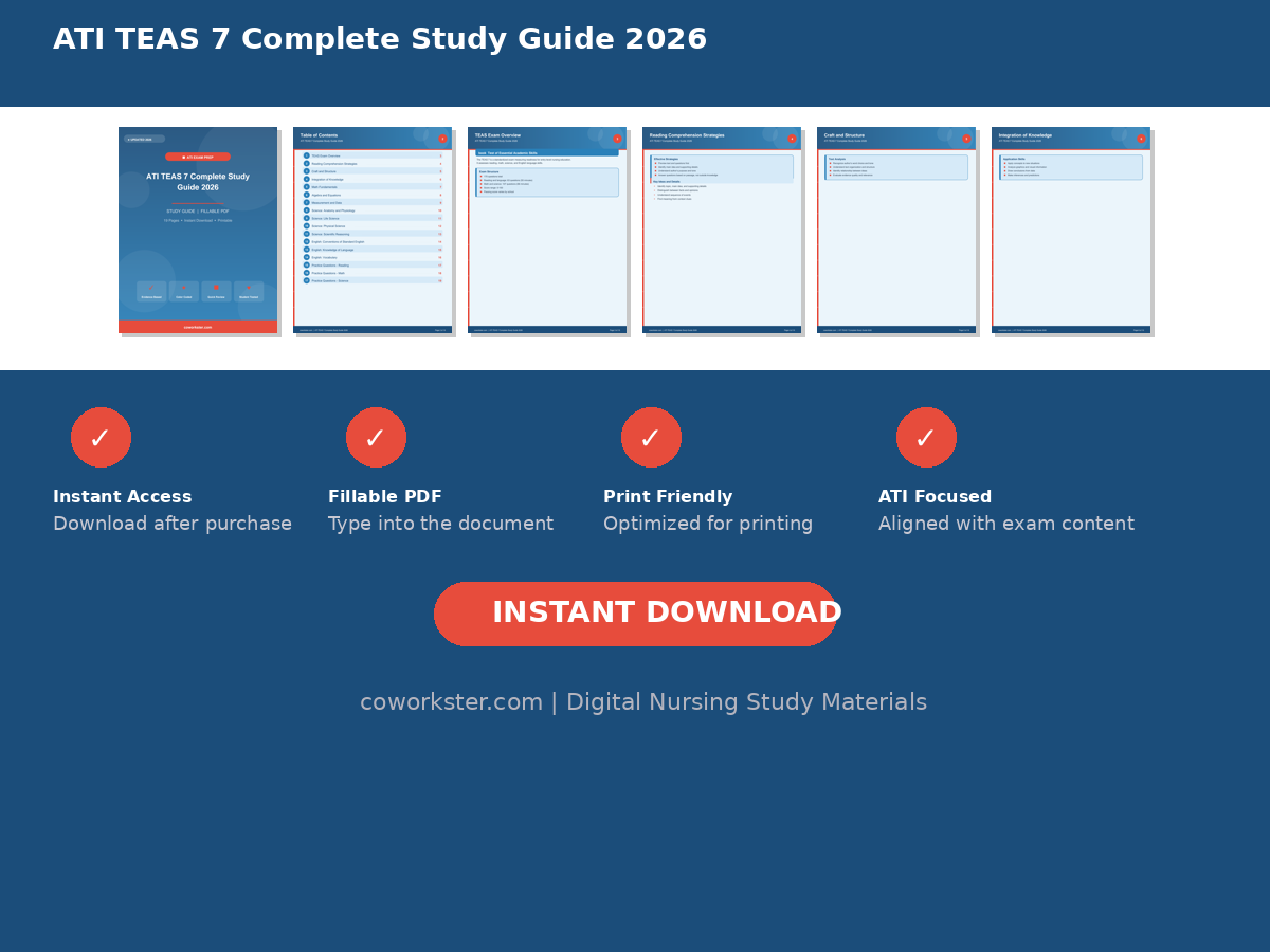 ATI TEAS 7 Complete Study Guide 2026 - Image 7