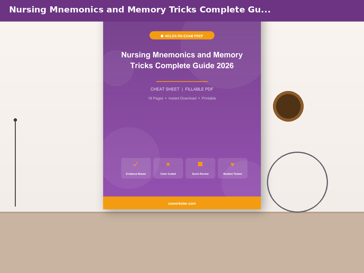 Nursing Mnemonics and Memory Tricks Complete Guide 2026 - Image 5